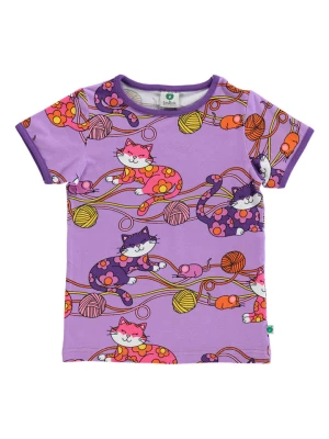 Småfolk Koszulka w kolorze fioletowym ze wzorem rozmiar: 104/110