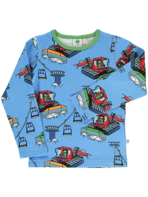 Småfolk Koszulka w kolorze niebieskim ze wzorem rozmiar: 92/98