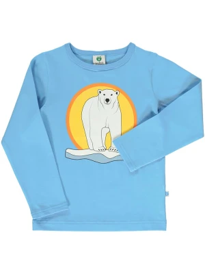 Småfolk Koszulka w kolorze niebiesko-żółtym rozmiar: 104/110