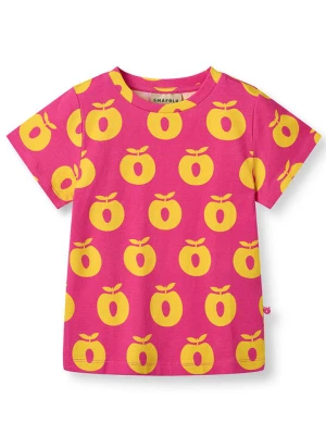 Småfolk Koszulka w kolorze różowo-żółtym rozmiar: 98/104