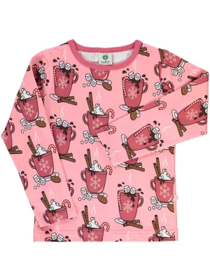 Småfolk Koszulka w kolorze różowym rozmiar: 104/110