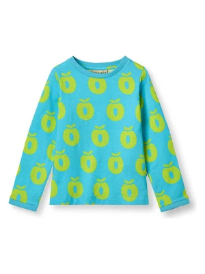 Småfolk Koszulka w kolorze turkusowo-zielonym rozmiar: 104/110