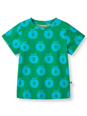 Småfolk Koszulka w kolorze zielono-niebieskim rozmiar: 110/116