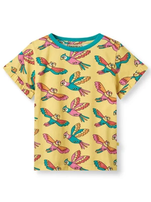 Småfolk Koszulka w kolorze żółtym ze wzorem rozmiar: 110/116