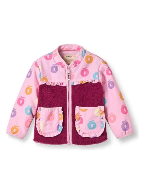 Småfolk Kurtka polarowa w kolorze jasnoróżowo-czerwonym rozmiar: 110/116