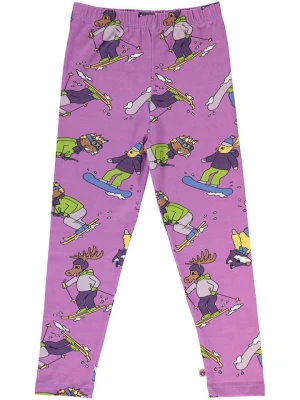 Småfolk Legginsy w kolorze fioletowym rozmiar: 110/116