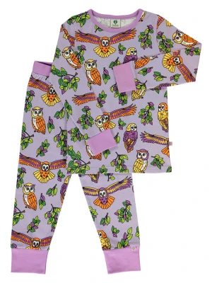 Småfolk Piżama w kolorze fioletowym ze wzorem rozmiar: 92/98