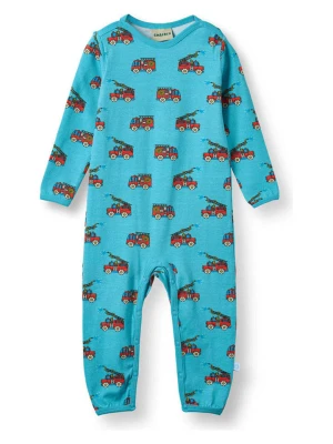 Småfolk Rampers w kolorze niebieskim rozmiar: 86