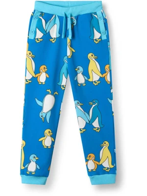 Småfolk Spodnie dresowe "Daytin" w kolorze niebieskim rozmiar: 92/98