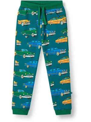 Småfolk Spodnie dresowe "Macoun" w kolorze zielonym rozmiar: 98/104