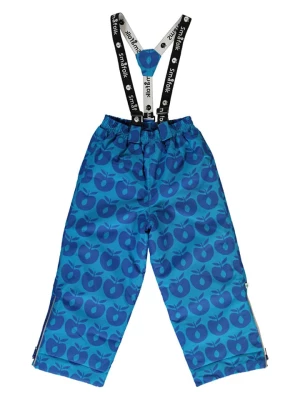 Småfolk Spodnie narciarskie "Apple" w kolorze niebieskim rozmiar: 98/104