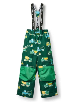 Småfolk Spodnie narciarskie w kolorze zielonym rozmiar: 92/98