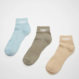 Small Logo Essential Ankle Socks (3 Pack), markiSNIPES, Skarpety, w kolorze biały, rozmiar: