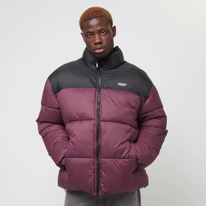 Small Logo Essential Puffer Jacket aubergine/black, marki SNIPESApparel, w kolorze Czerwony, rozmiar