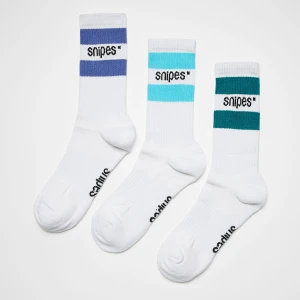 Small Logo Striped Crew Socks (3 Pack), markiSNIPES, Skarpety, w kolorze wielokolorowy, rozmiar: