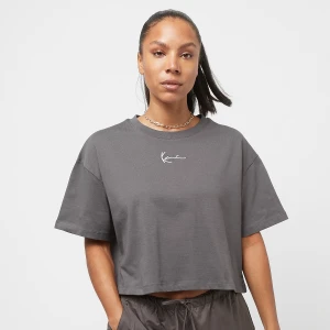 Karl Kani Small Signature Essential Crop Tee kobiety T-Shirty i Polo szary rozmiar Odzież