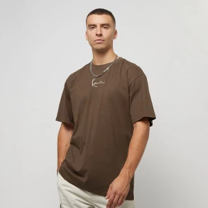 Karl Kani Small Signature Essential Tee mężczyźni T-Shirty i Polo brązowy rozmiar Odzież