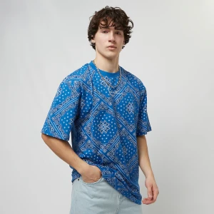 Karl Kani Small Signature Paisley Tee mężczyźni T-Shirty i Polo niebieski rozmiar Odzież