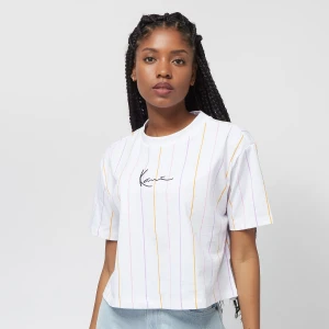 Karl Kani Small Signature Pinstripe Crop Tee kobiety T-Shirty i Polo wielokolorowy rozmiar Odzież