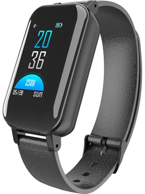 SmartCase Smartwatch w kolorze czarnym ze słuchawkami rozmiar: onesize