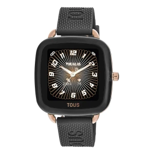 Smartwatch D-Connect Z Czarnym Silikonowym Paskiem - Tous