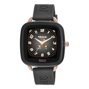 Smartwatch D-Connect Z Czarnym Silikonowym Paskiem - Tous