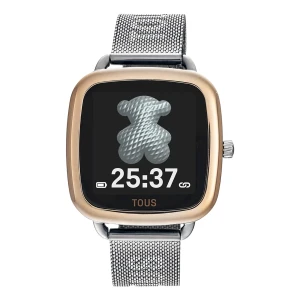 Smartwatch D-Connect Z Różowej Stali Iprg Z Bransoletą Z Niebieskiej Stali Ip - Tous