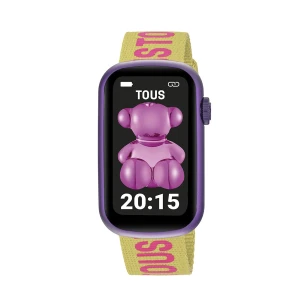 Zdjęcie produktu Smartwatch T-Band Z Nylonowym Paskiem Oraz Silikonowym Paskiem W Kolorze Fuksji - Tous