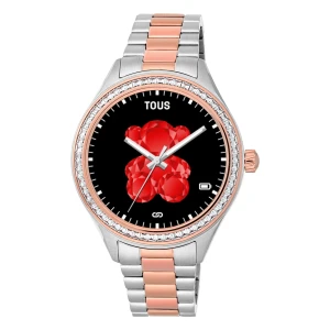 Zdjęcie produktu Smartwatch T-Shine Connect Z Paskiem Ze Stali I Stali Ip W Kolorze Różowym Oraz Białymi Cyrkoniami - Tous