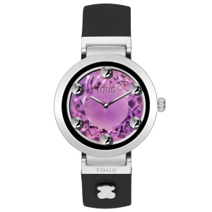 Zdjęcie produktu Smartwatch Z Czarnym Paskiem I Stalowymi Motywami Tous S-Connect Charms - Tous srebrny
