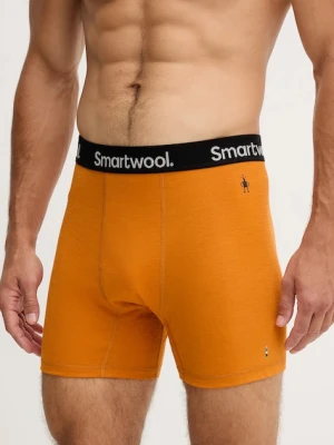 Smartwool bielizna funkcyjna Active Boxer Brief Boxed kolor pomarańczowy SW016996