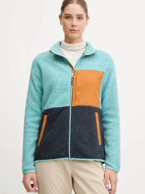 Smartwool bluza sportowa kolor turkusowy wzorzysta SW002966