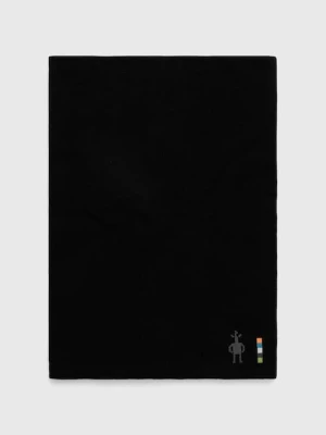 Smartwool komin dwustronny Thermal Merino Reversible kolor czarny gładki SW017071