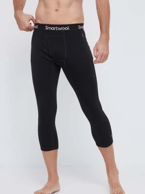 Smartwool legginsy funkcyjne Classic Thermal Merino kolor czarny
