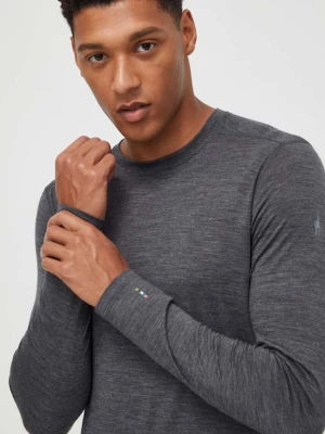 Smartwool longsleeve funkcyjny Classic All-Season Merino kolor szary