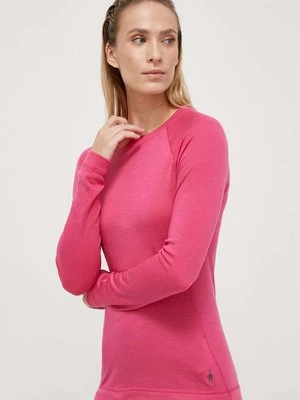 Smartwool longsleeve funkcyjny Classic Thermal Merino kolor różowy