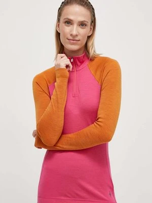 Smartwool longsleeve funkcyjny Classic Thermal Merino kolor różowy