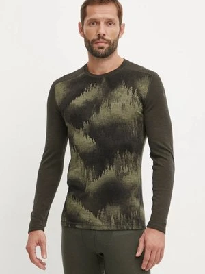 Smartwool longsleeve funkcyjny Classic Thermal Merino kolor zielony