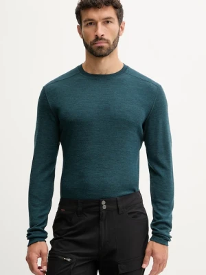 Smartwool longsleeve funkcyjny Classic Thermal Merino kolor zielony