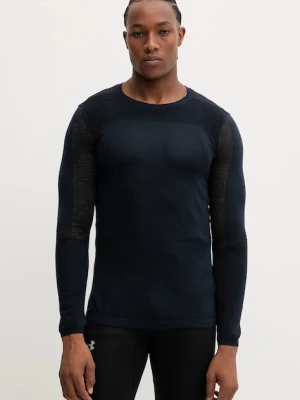 Smartwool longsleeve funkcyjny Intraknit Thermal Merino kolor granatowy