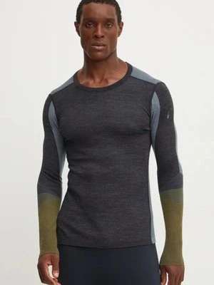 Smartwool longsleeve funkcyjny Intraknit Thermal Merino kolor szary