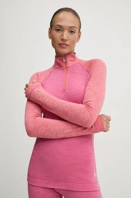 Smartwool longsleeve funkcyjny kolor różowy SW002829