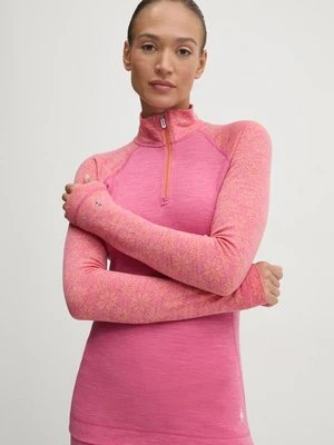 Smartwool longsleeve funkcyjny kolor różowy SW002829