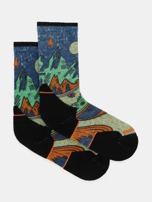 Smartwool skarpetki Trail Run Mountain Print SW002698