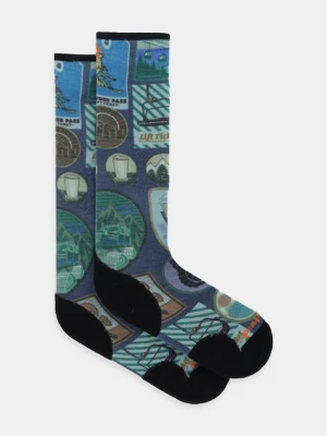 Smartwool skarpety narciarskie kolor niebieski SW002897