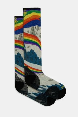 Smartwool skarpety narciarskie Zero Cushion Rainbow Trails Print SW002619