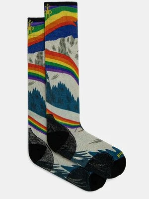 Smartwool skarpety narciarskie Zero Cushion Rainbow Trails Print SW002619