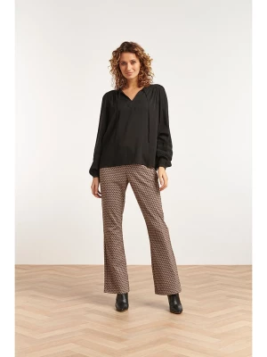 Smashed Lemon Spodnie w kolorze czarno-brązowym rozmiar: XL