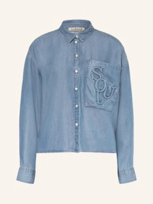 Smith & Soul Bluzka Koszulowa W Stylu Jeansowym blau