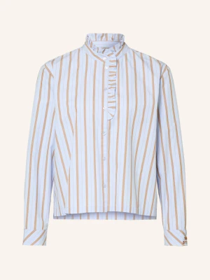 Smith & Soul Bluzka Koszulowa Z Falbankami blau